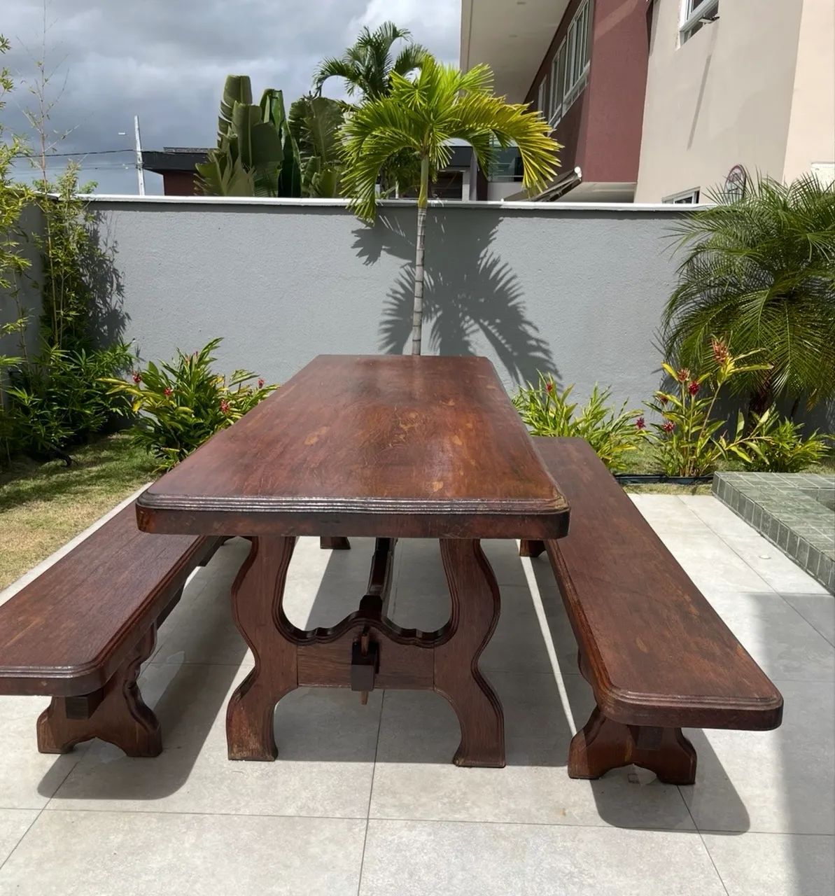 Mesa de madeira angelin - Foto 2