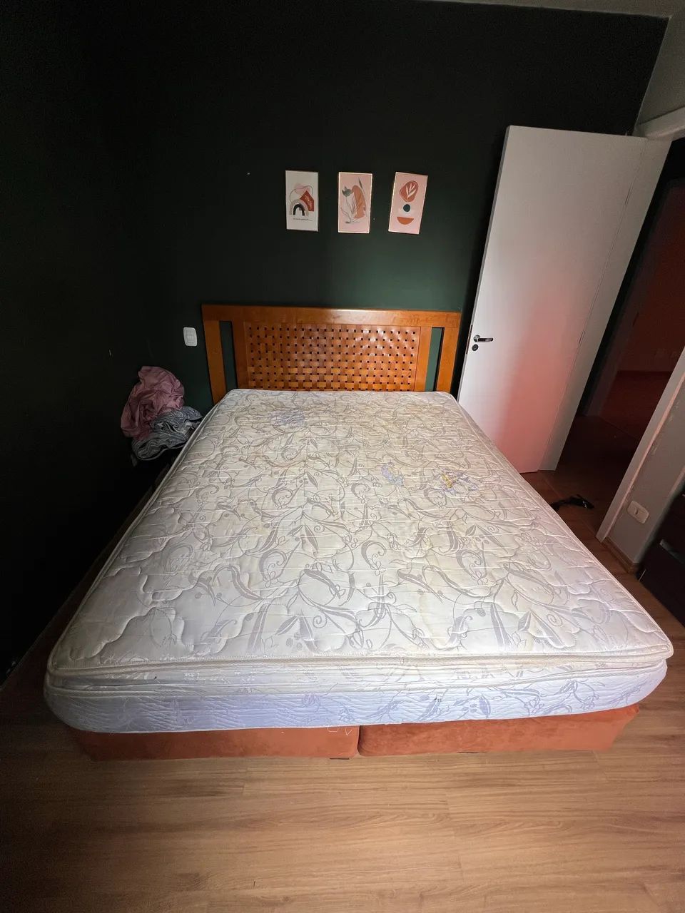 Cama Box Queen Size Bipartida + Colchão - Foto 5