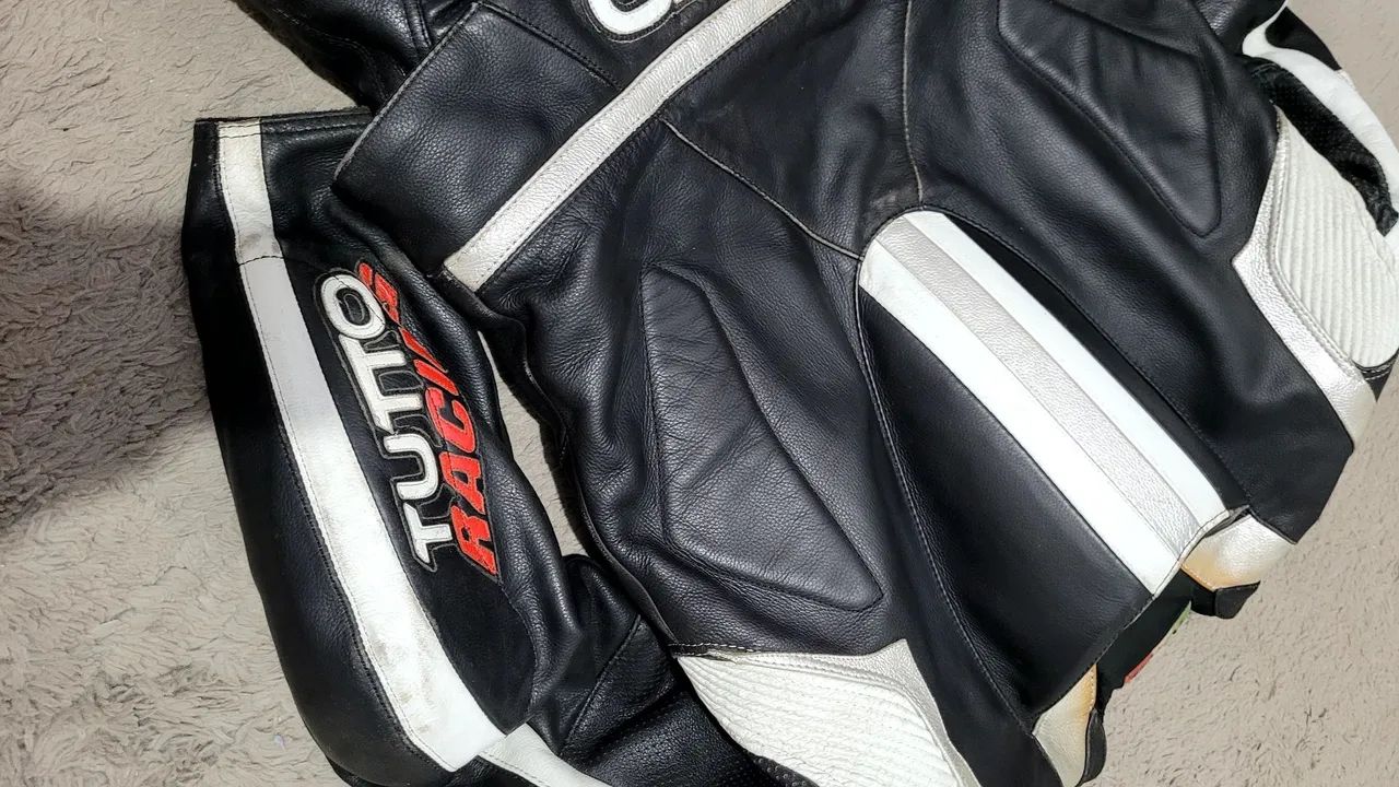 Macacao de couro moto tutto - Foto 5