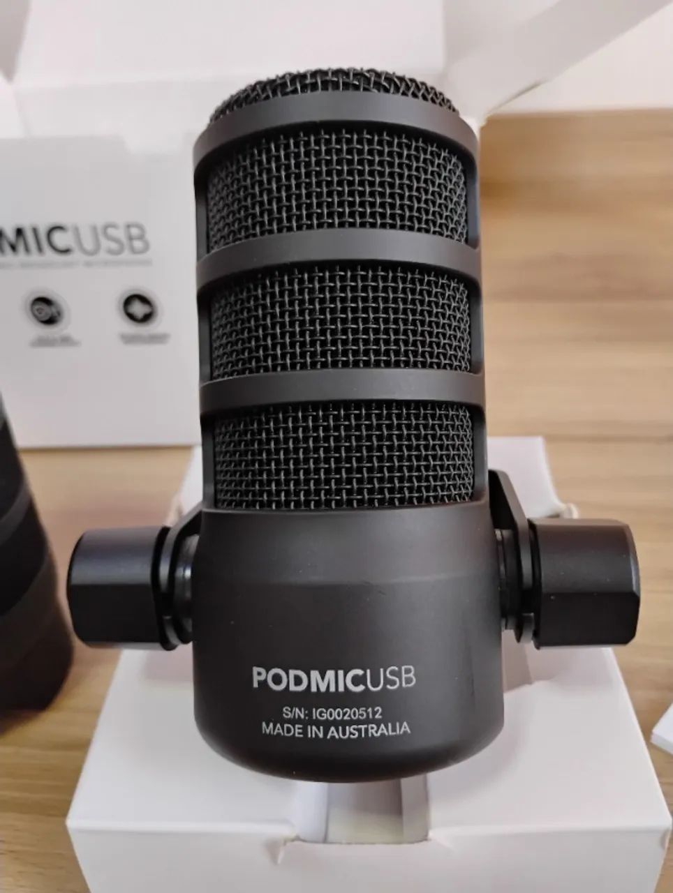Microfone Rode Podmic Usb Xlr Dinâmico Podcast - Foto 3