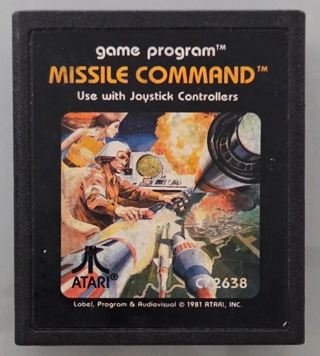 Cartucho Atari Missile Command