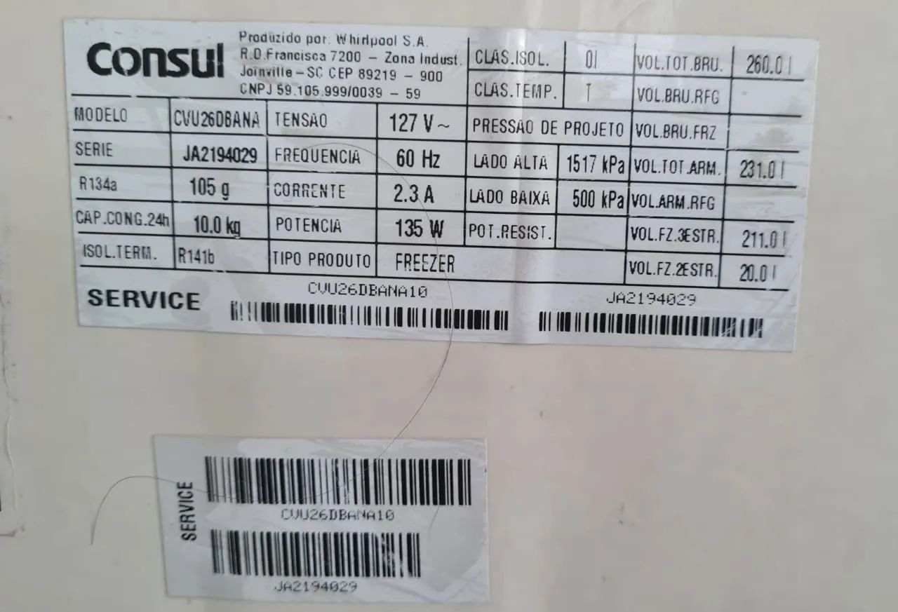 Vendo freezer vertical Consul  - Foto 4