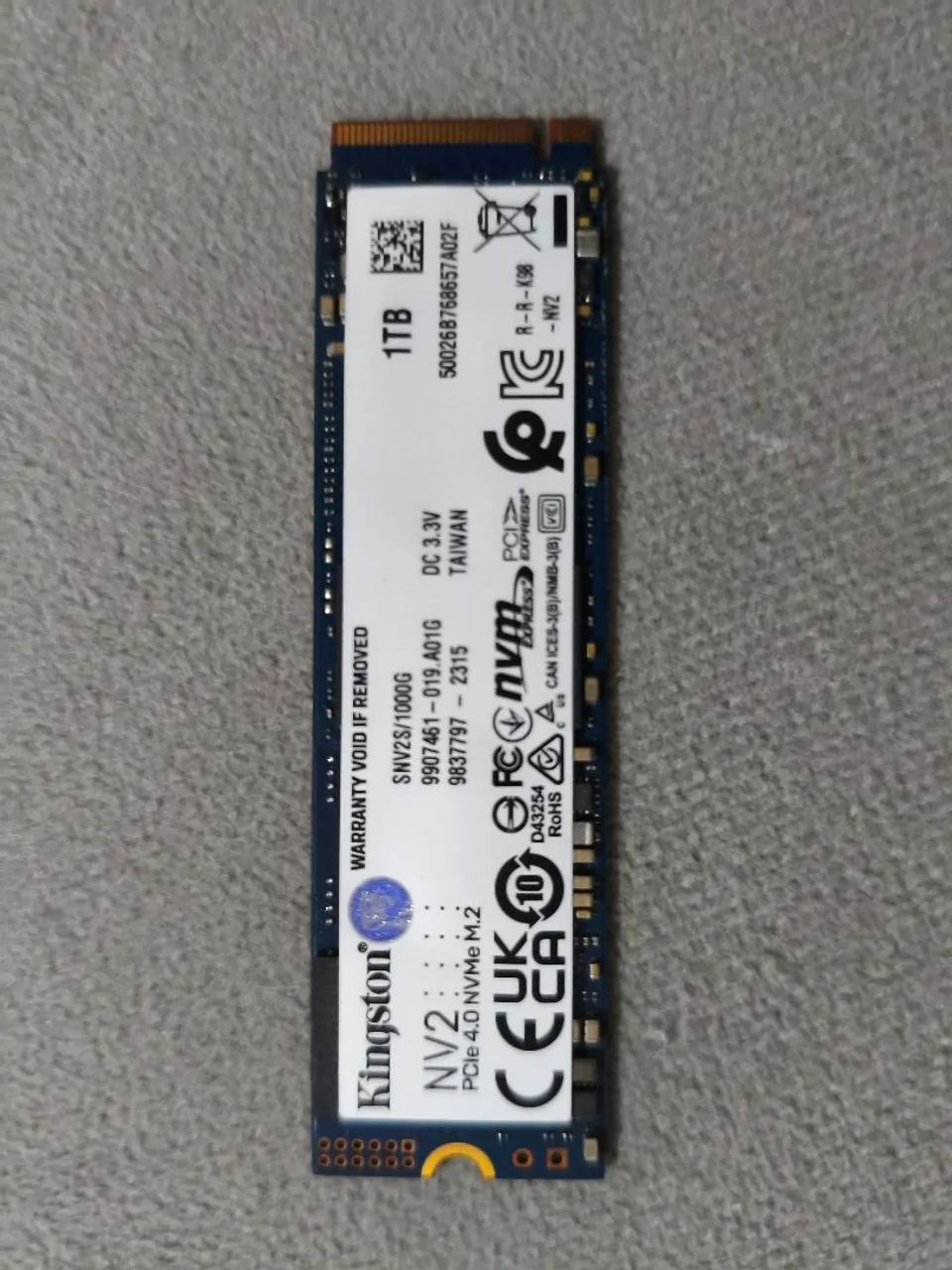 SSD 1TB KINGSTON NVME