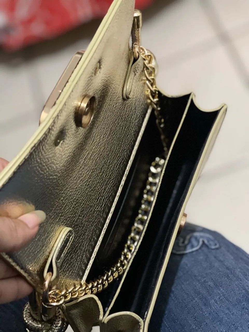 Bolsa dourada  - Foto 2