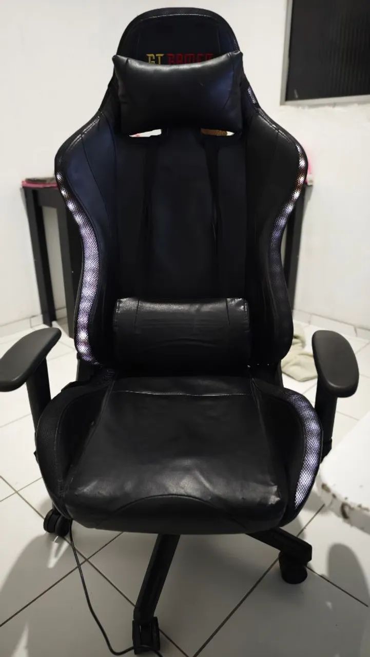 Cadeira gamer com led rgb