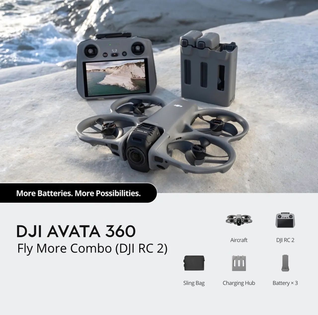 Drone DJI Avata360 com o - Foto 2