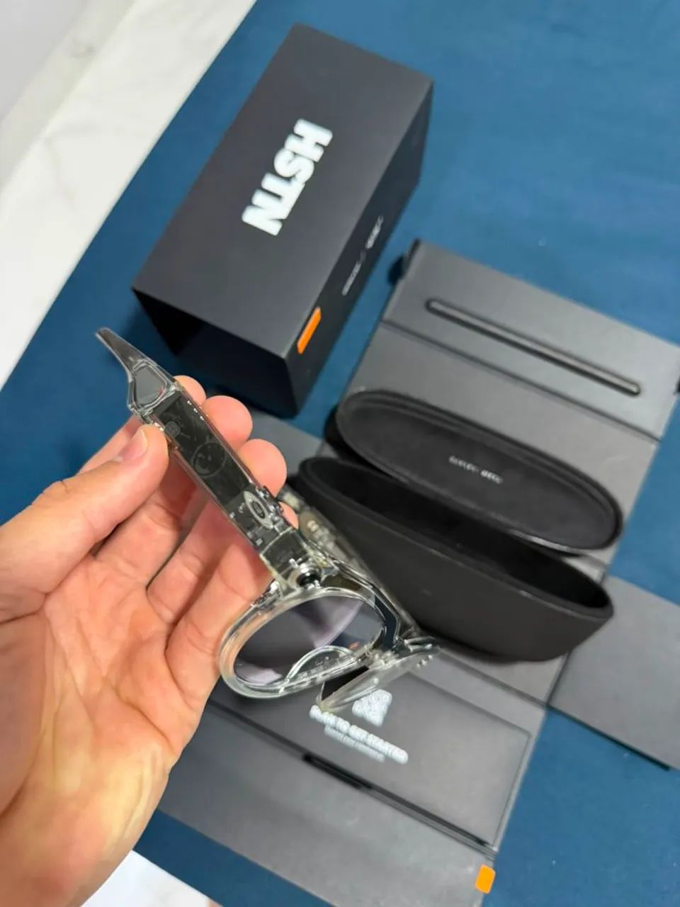 Oakley Meta HSTN AI Performance Glasses Clear Frame - Foto 4