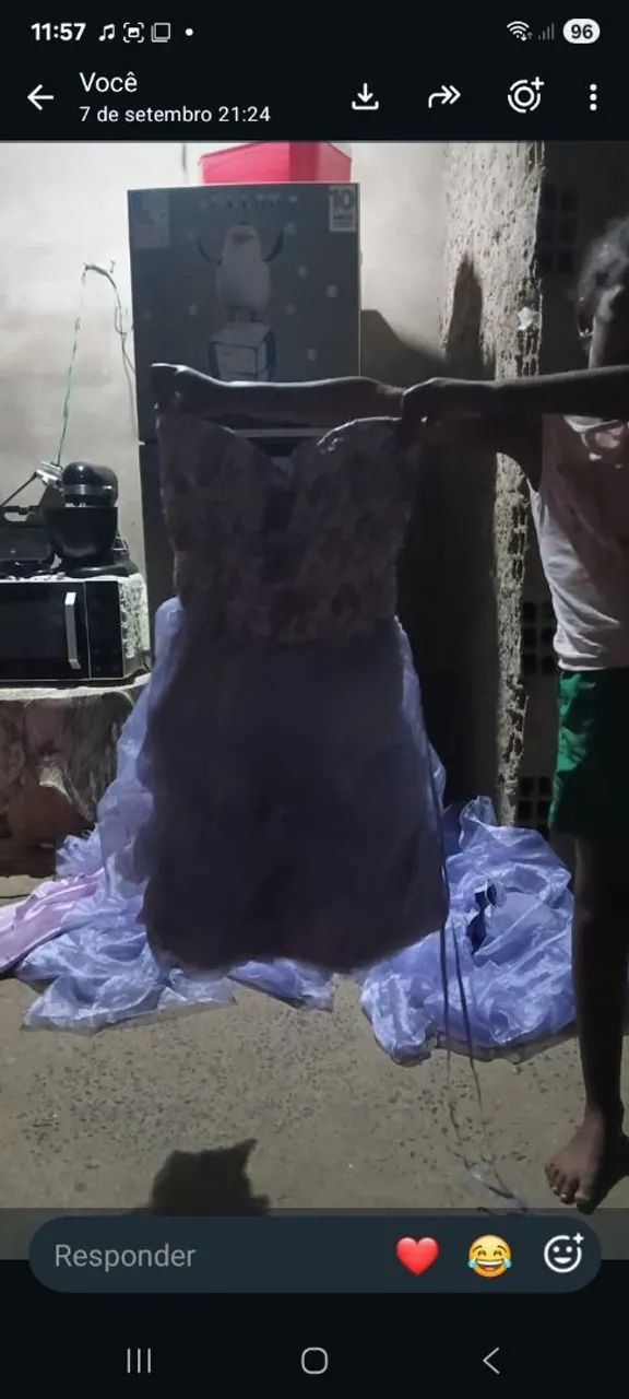 Vestido de Vesta nova 