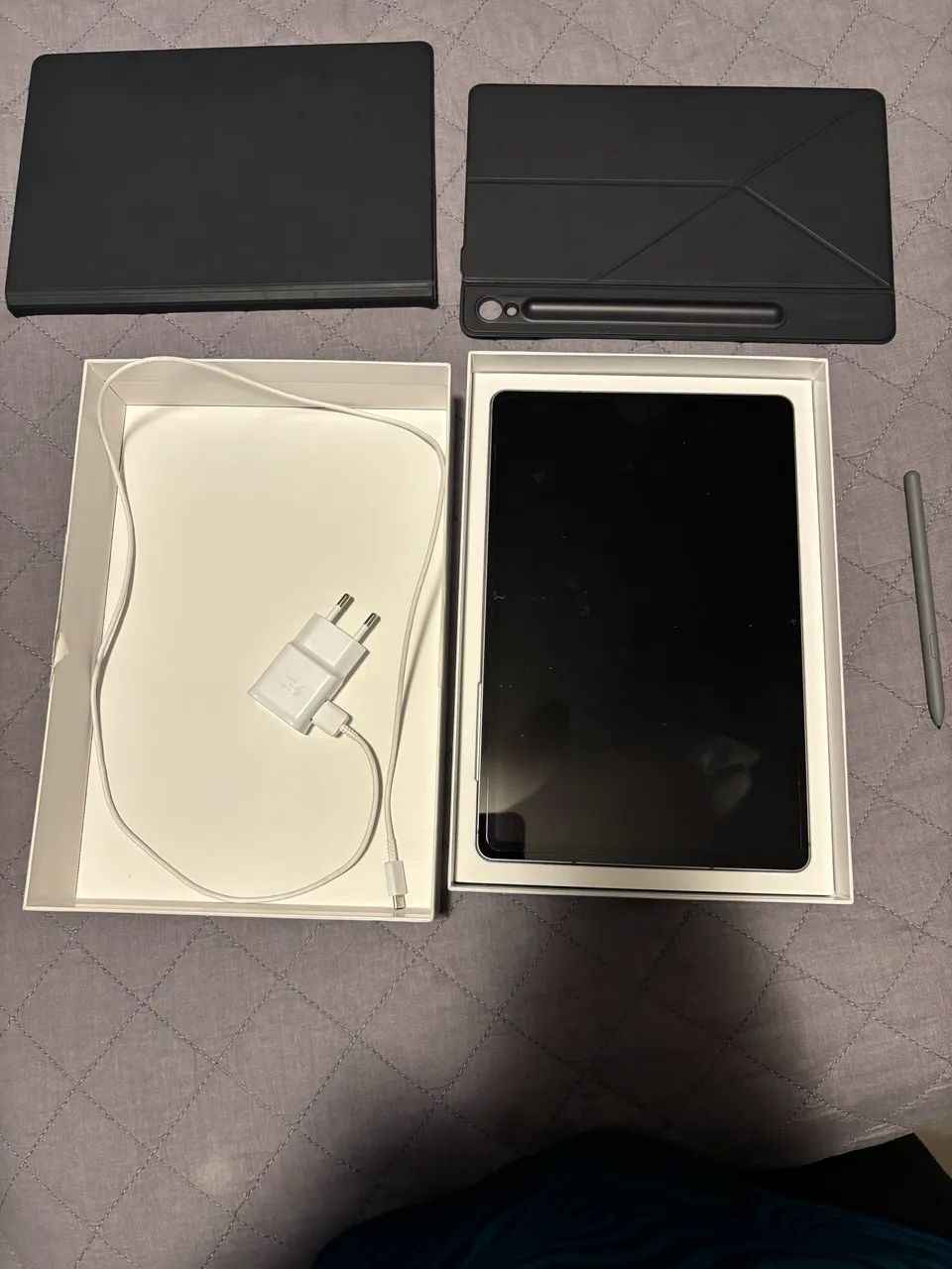 Samsung Galaxy Tab S9 FE 128GB Wi-Fi + S Pen + Capa + Caixa + Capa com teclado  - Foto 2