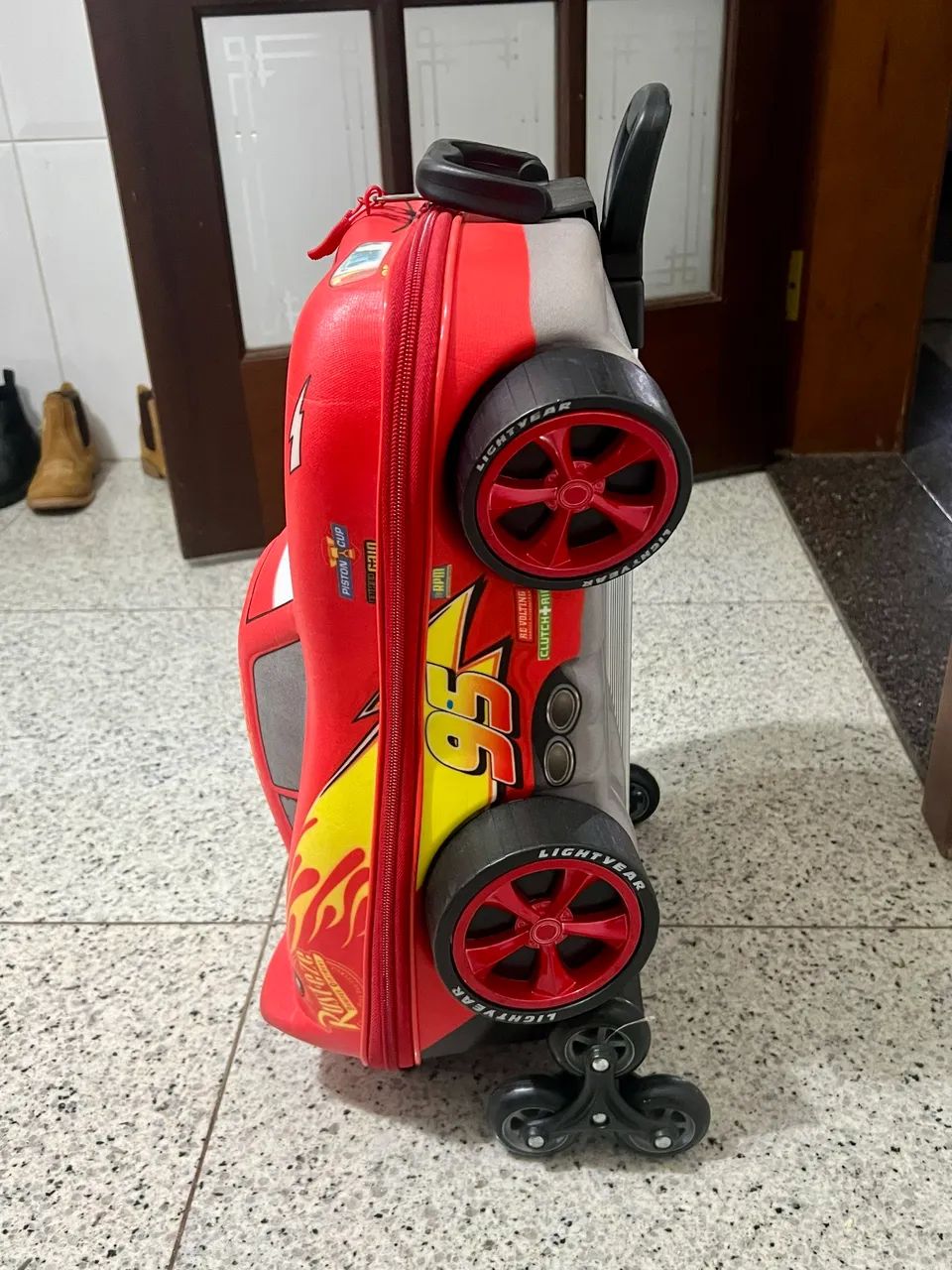 Mochila Carros McQueen Original Disney - Foto 4
