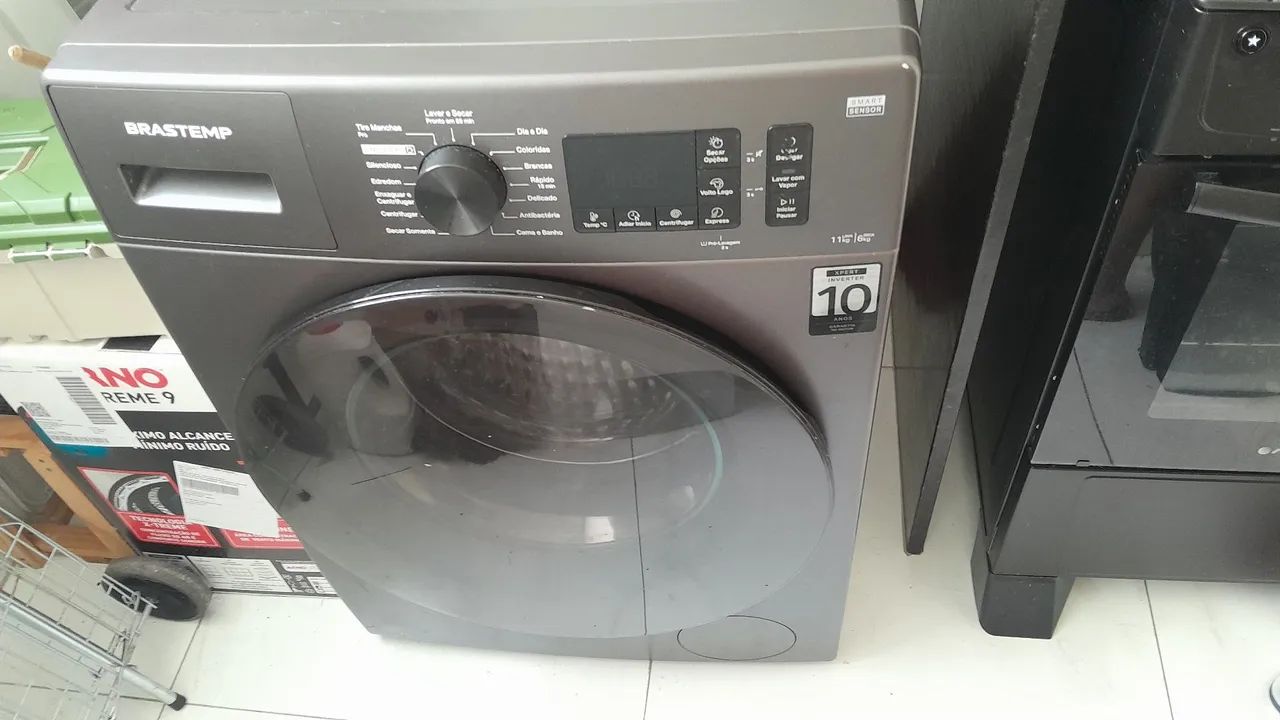 MÁQUINA DE LAVAR E SECAR ROUPAS BRASTEMP APENAS 6 MESSES DE USO PREÇO A NEGOCIAR DESCONTO