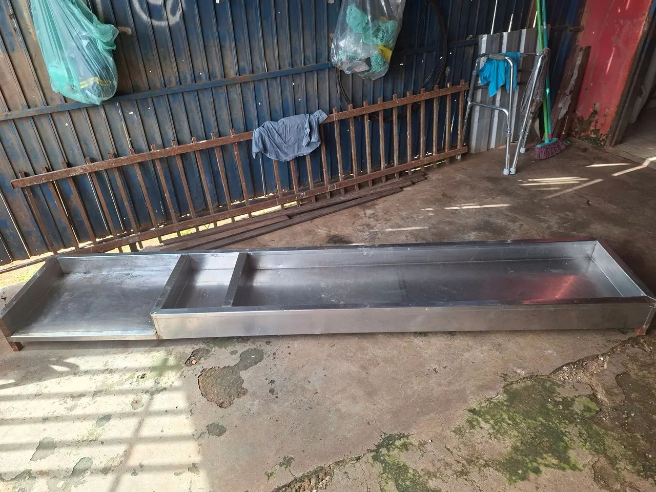 BANCADA INOX 2.80 MX 50 CM 