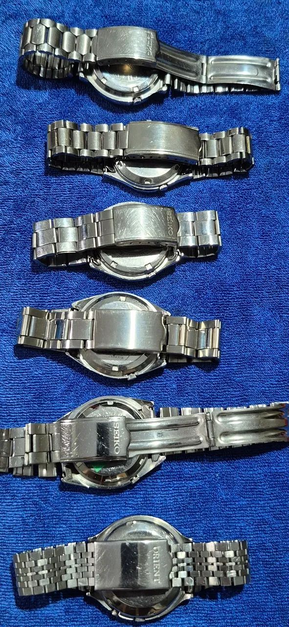 Lote relógios 5 relógios seiko e 1 oriet  - Foto 2