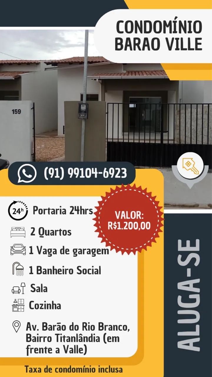 Casa em condomínio fechado- Castanhal