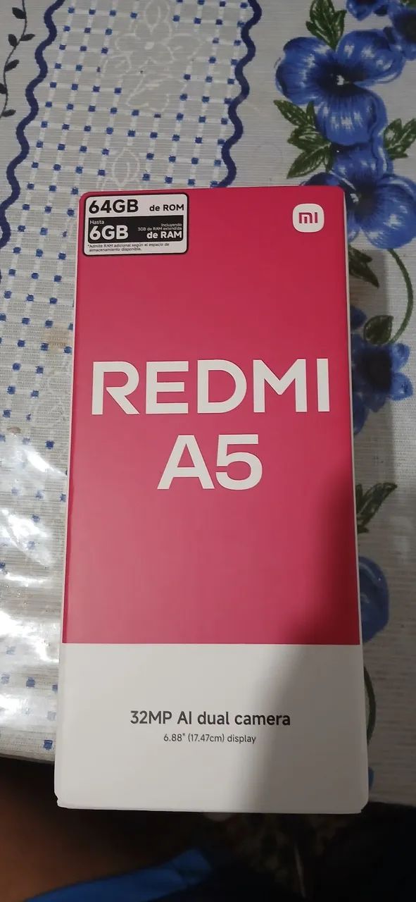 Celular Redmi A5 na caixa novo