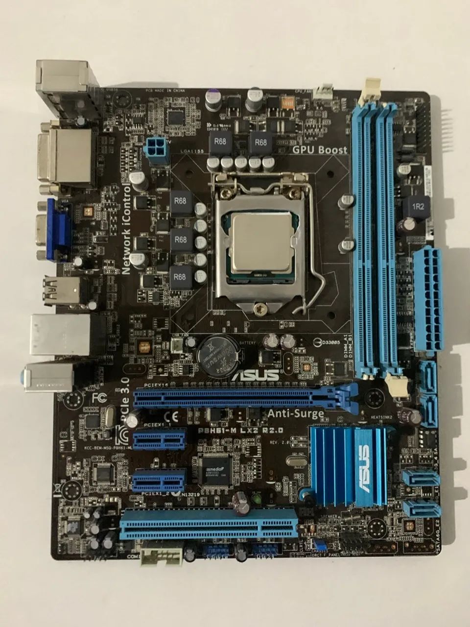 ?Kit de Placa Mãe Asus + Processador Intel i3 3224+ Cooler