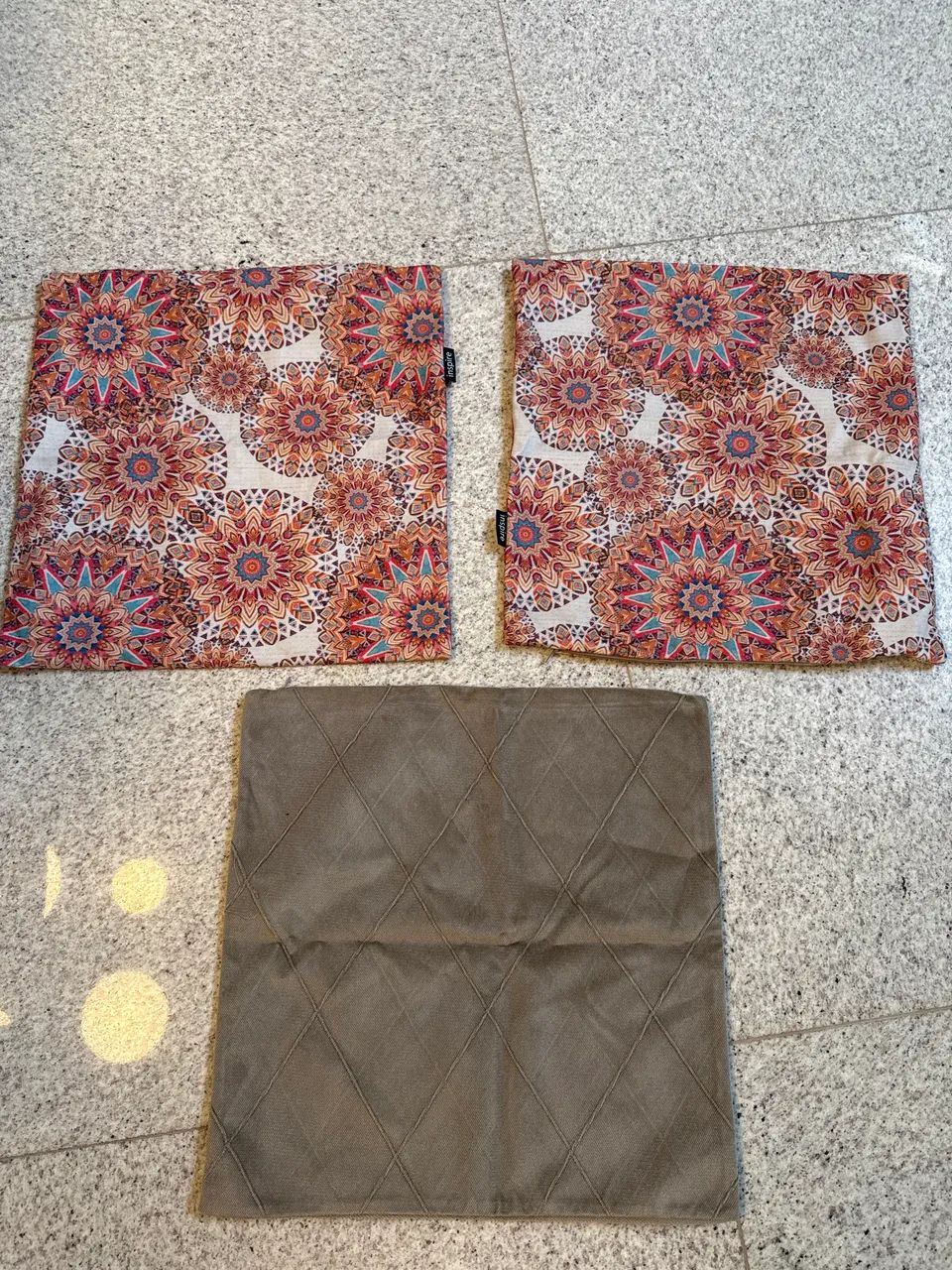 3 capas de almofada 
