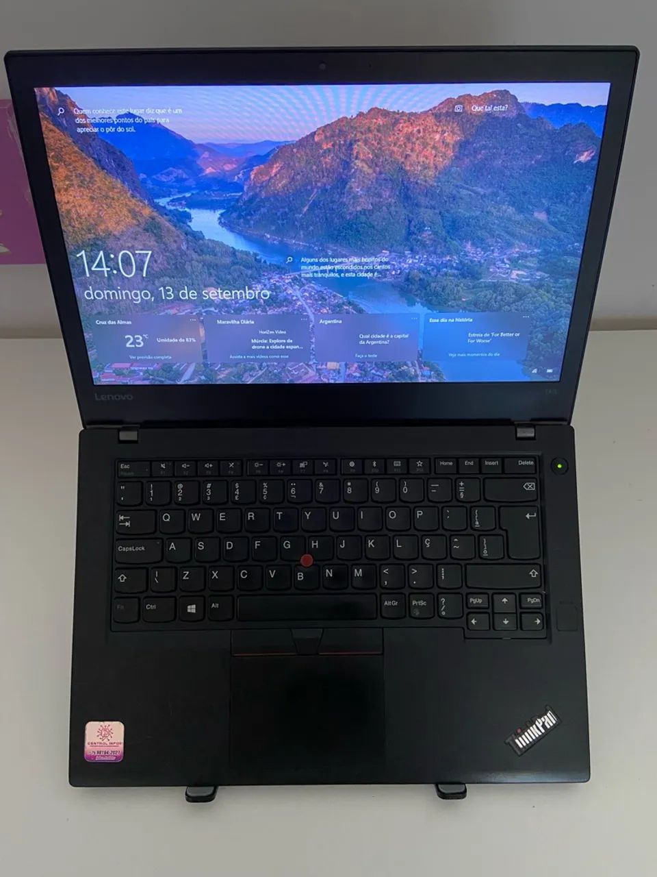 Notebook Lenovo ThinkPad T470 - i5 7ª Geração / 8GB RAM / SSD
