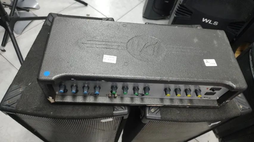 Kit multi uso  CABECOTE LLAUDIO CF 420 + PAR DE CAIXAS PASSIVAS LEACS DE 12 POLEGADAS.PROM - Foto 3