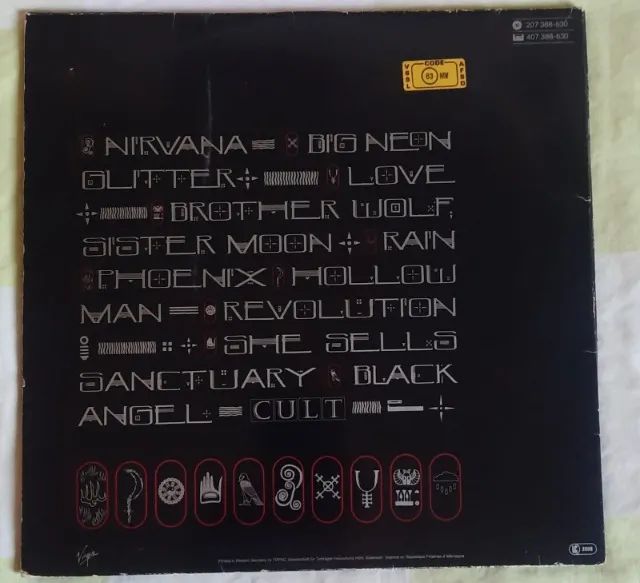LP VINIL - THE CULT - LOVE - 1985 - CAPA DUPLA - IMPORTADO DA