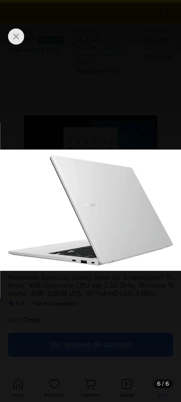  Notebook Samsung Galaxy book  - Foto 2