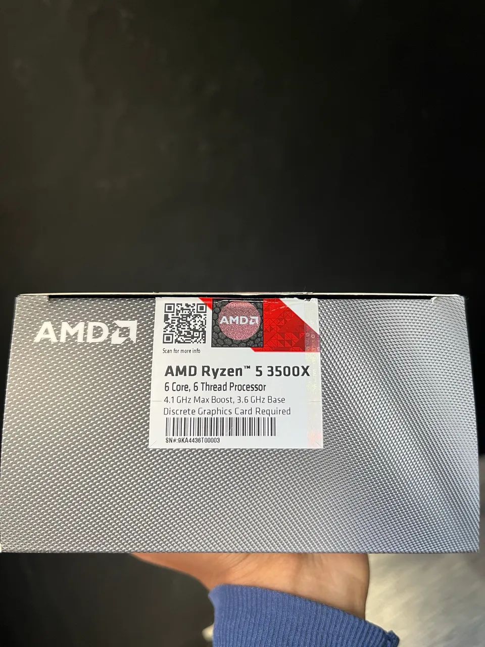 Ryzen 5 3500X + Cooler e Caixa Original - Foto 2