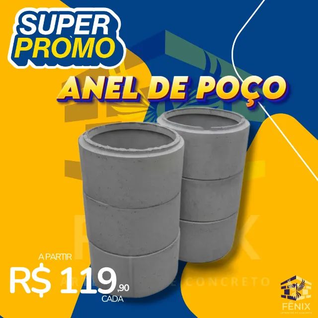 Anéis de Poço e Fossa - A PARTIR DE R$119,90