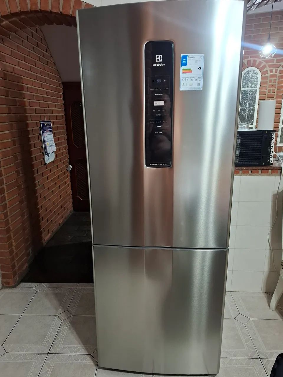 Geladeira electrolux 490L inverter 