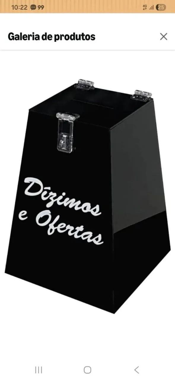 Gazofilacio pra Dizimos e ofertas - Foto 3