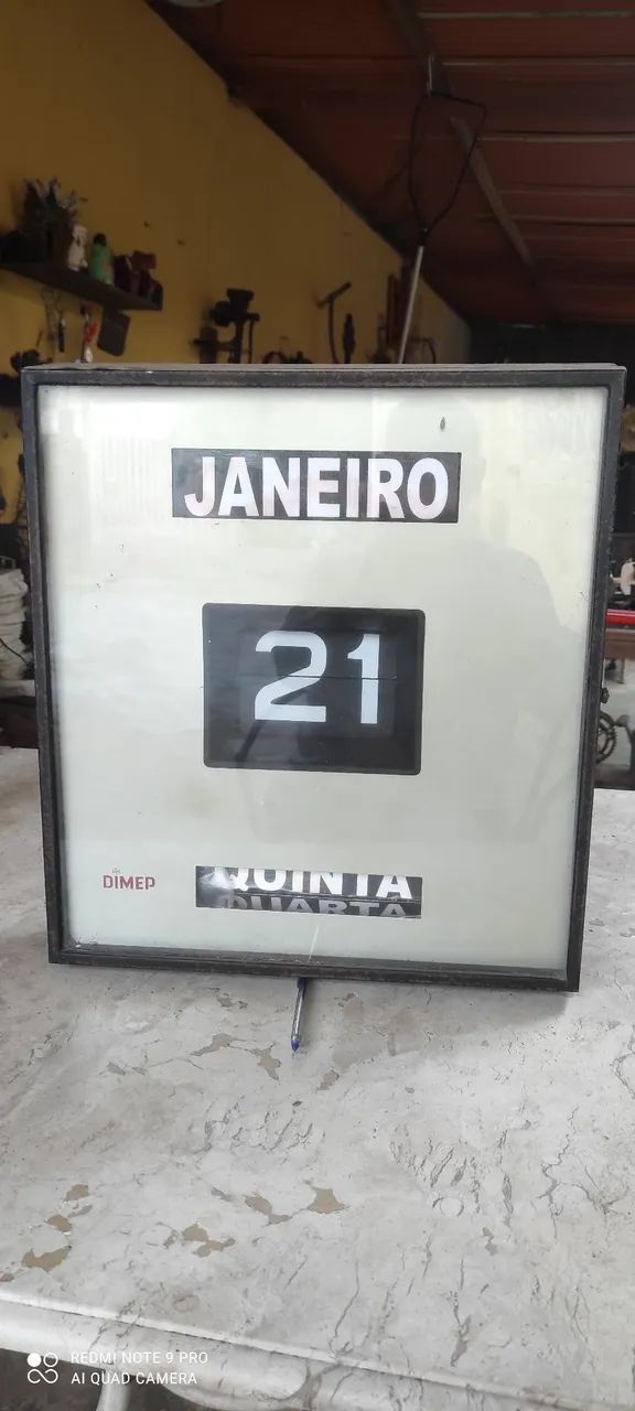 Calendário antigo e Raro,DIMEP, para restauração: