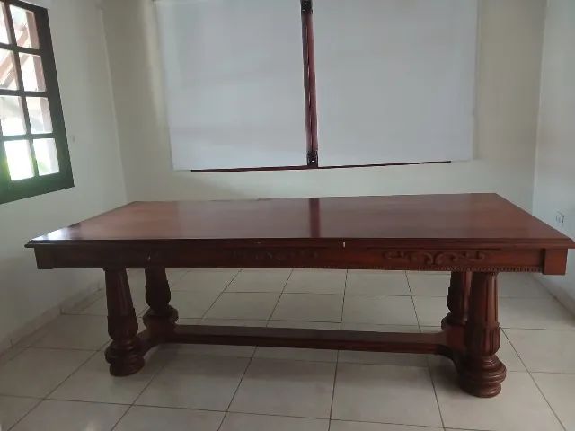 Mesa de Jantar Colonial em Madeira Maciça - Imponente - Foto 3