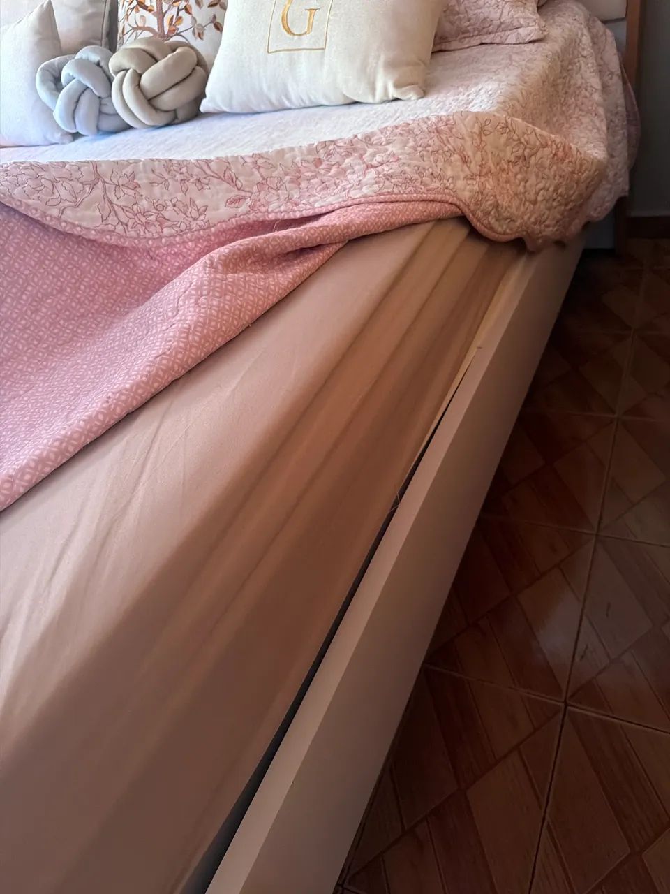 Cama casal led madeira  - Foto 2