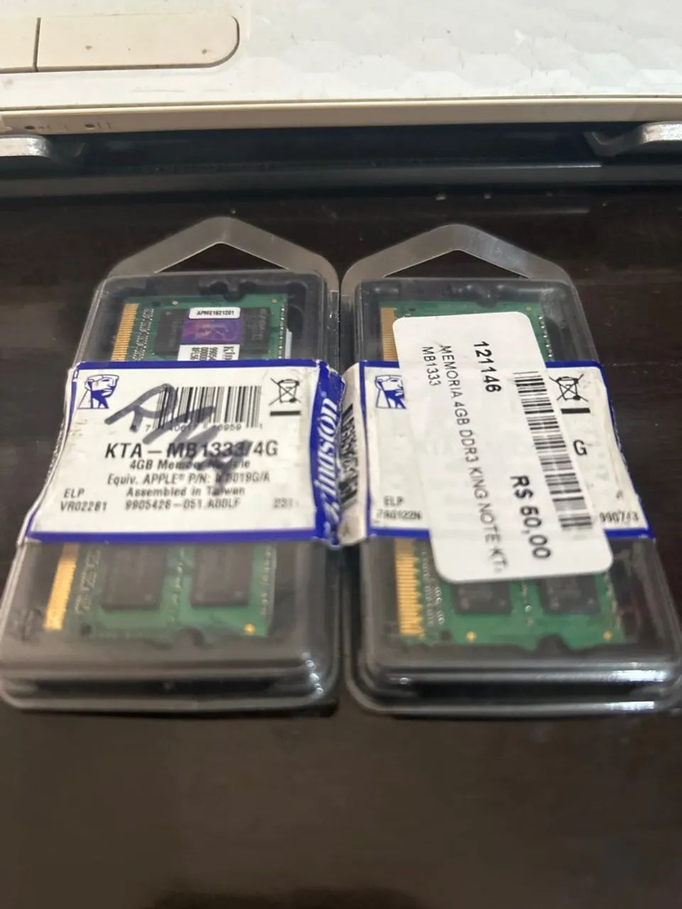 2 Memórias DDR3 de 4g para notebook Kingston - Foto 4