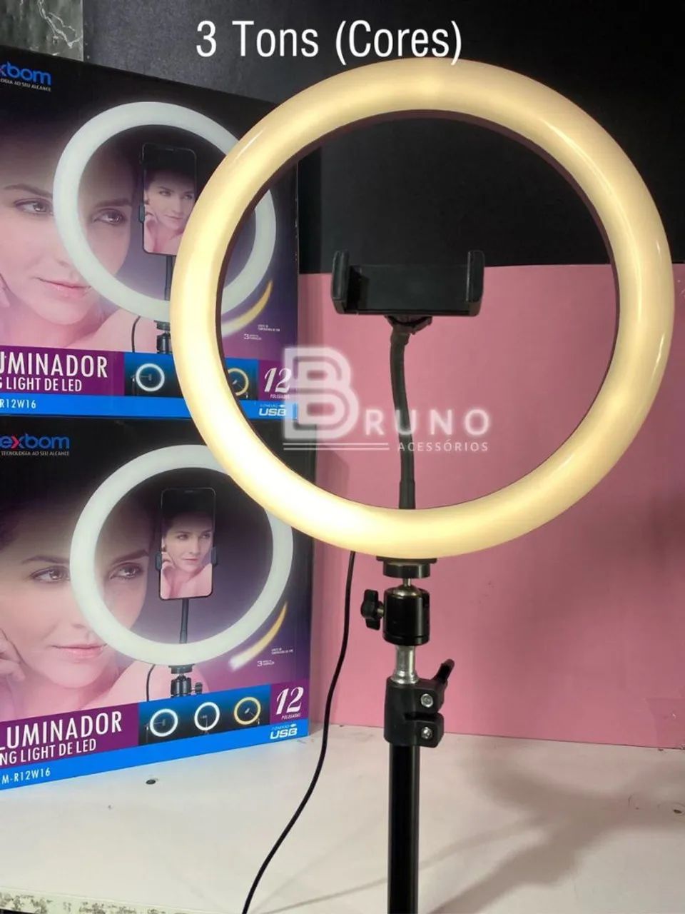 Ring Light 12 polegadas com tripé  - Foto 2