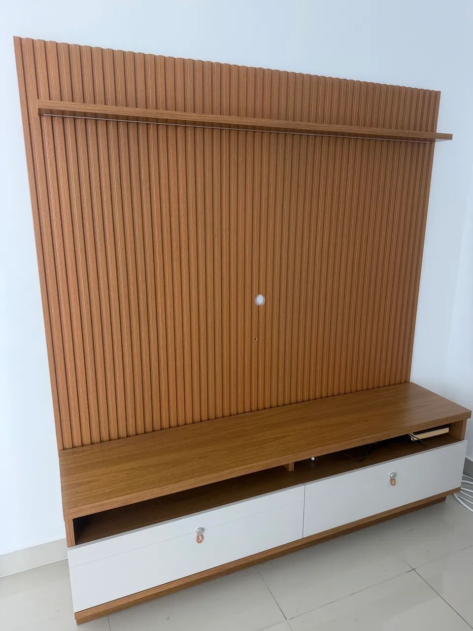 Rack com Painel Ripado para TV - Foto 3