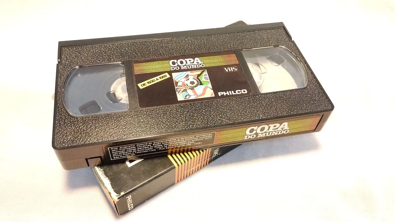 Copa do mundo 1930-1982 VHS anos 80 antigo Philco  - Foto 4