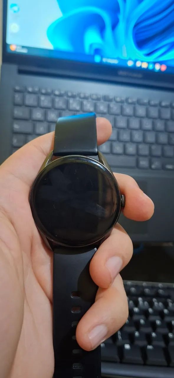 Relógio qcy whatch gts 8 usado - Foto 4