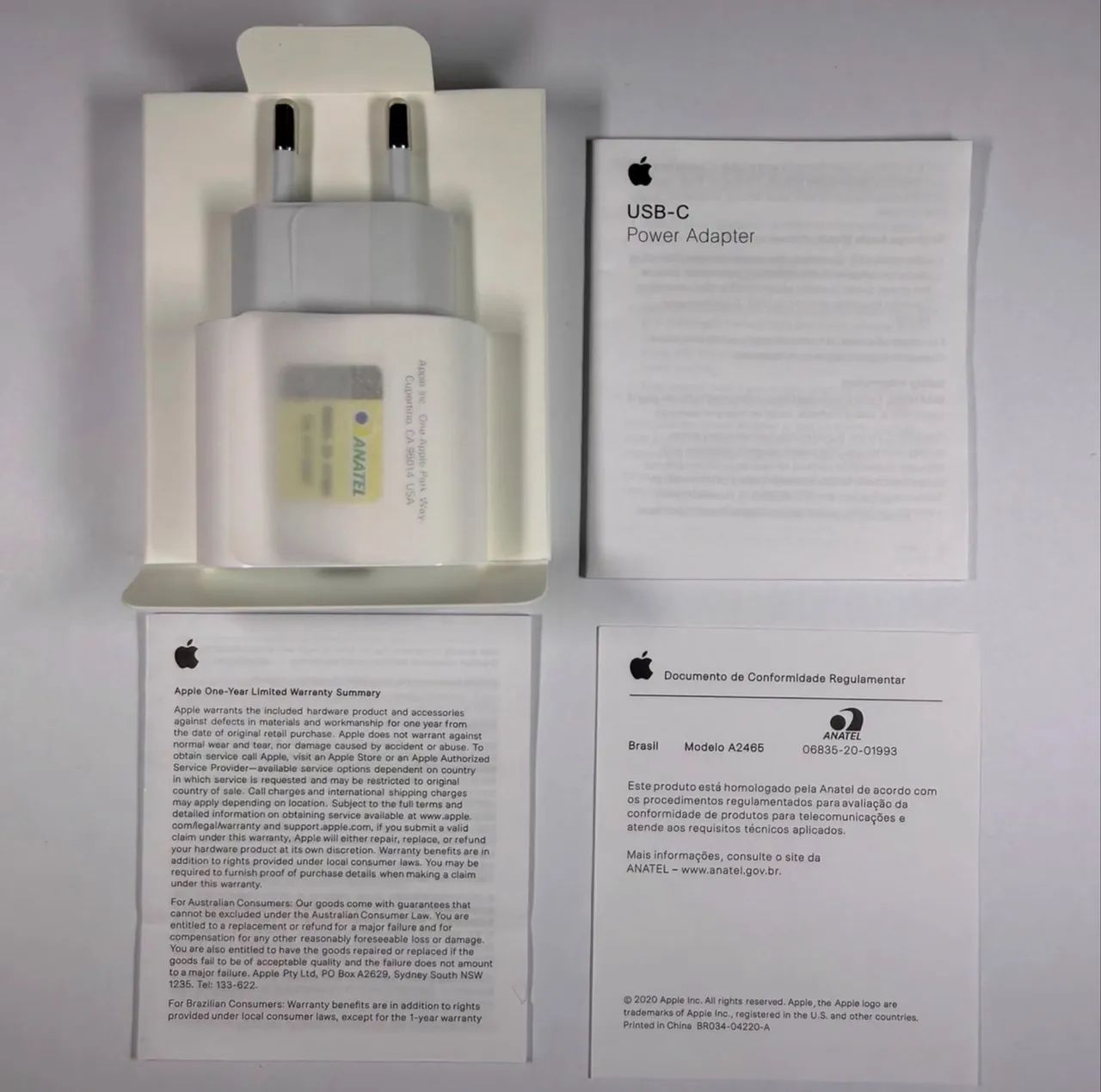 CARREGADOR ORIGINAL APPLE 20w - Foto 2