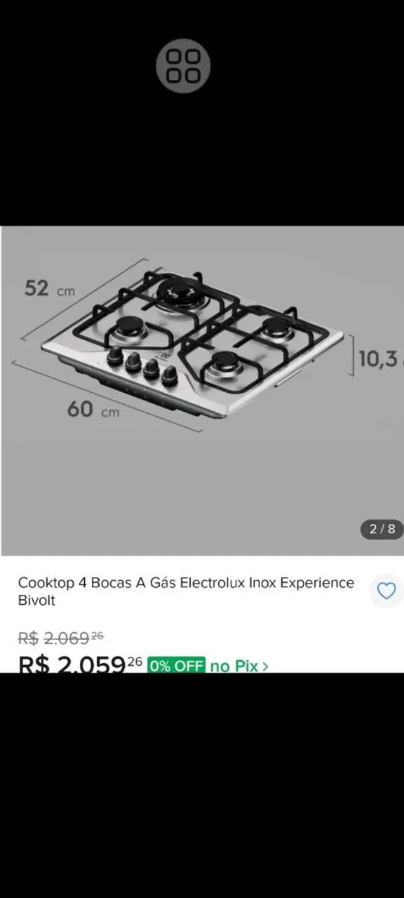 Coktop eletrolux automático  - Foto 4