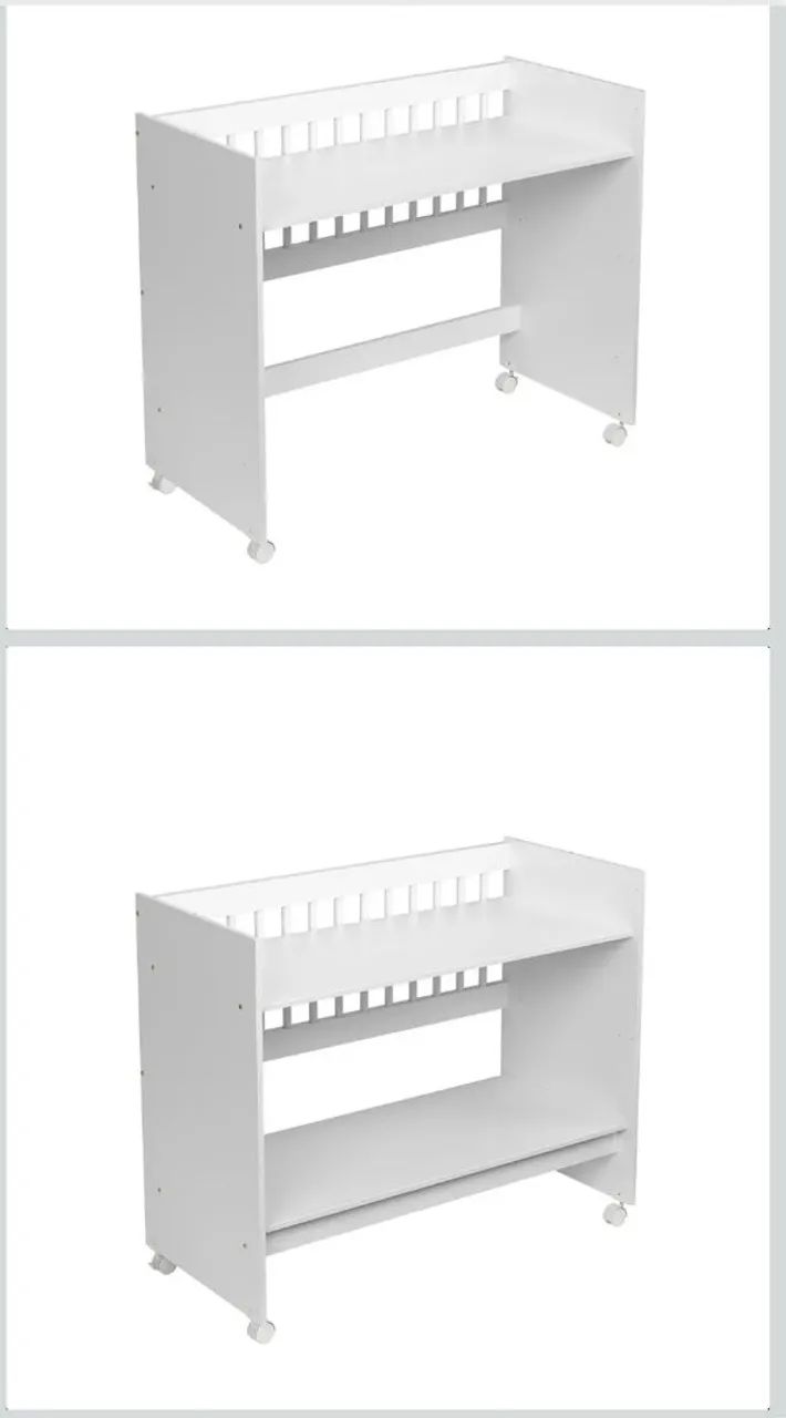 Mini berço versatil com colchão em MDF  - Foto 3