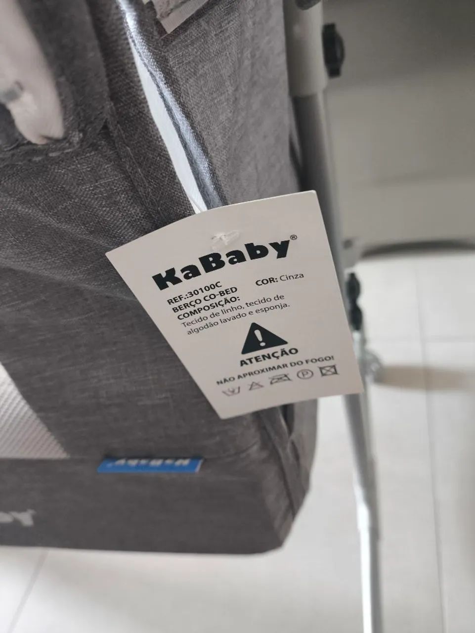 Berço portátil KaBaby + Colchão  - Foto 4