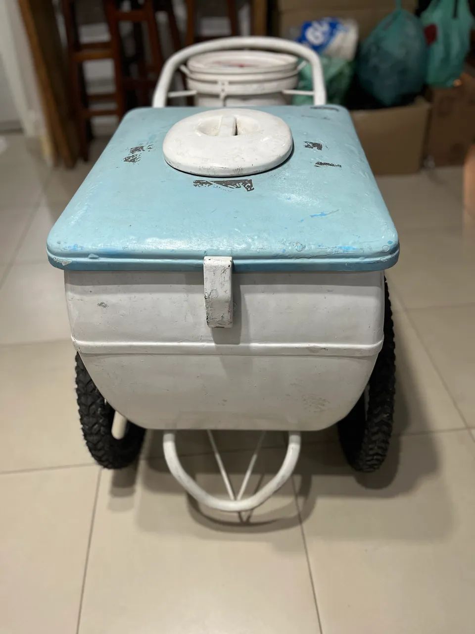 Carrinho de picolé com todas as placas de gelo. - Foto 2