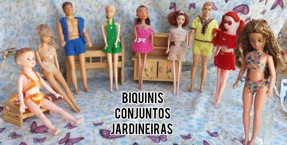 roupas para boneca barbie e susi cenário - Foto 4