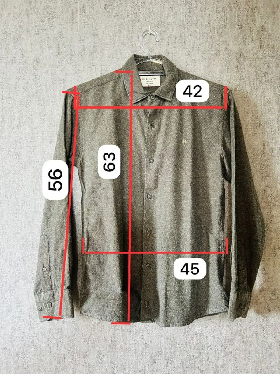 Camisa Social Cinza - Foto 5