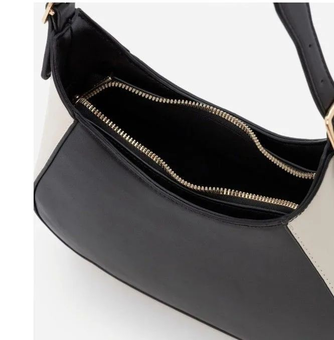 Bolsa bicolor preto/branco  - Foto 2