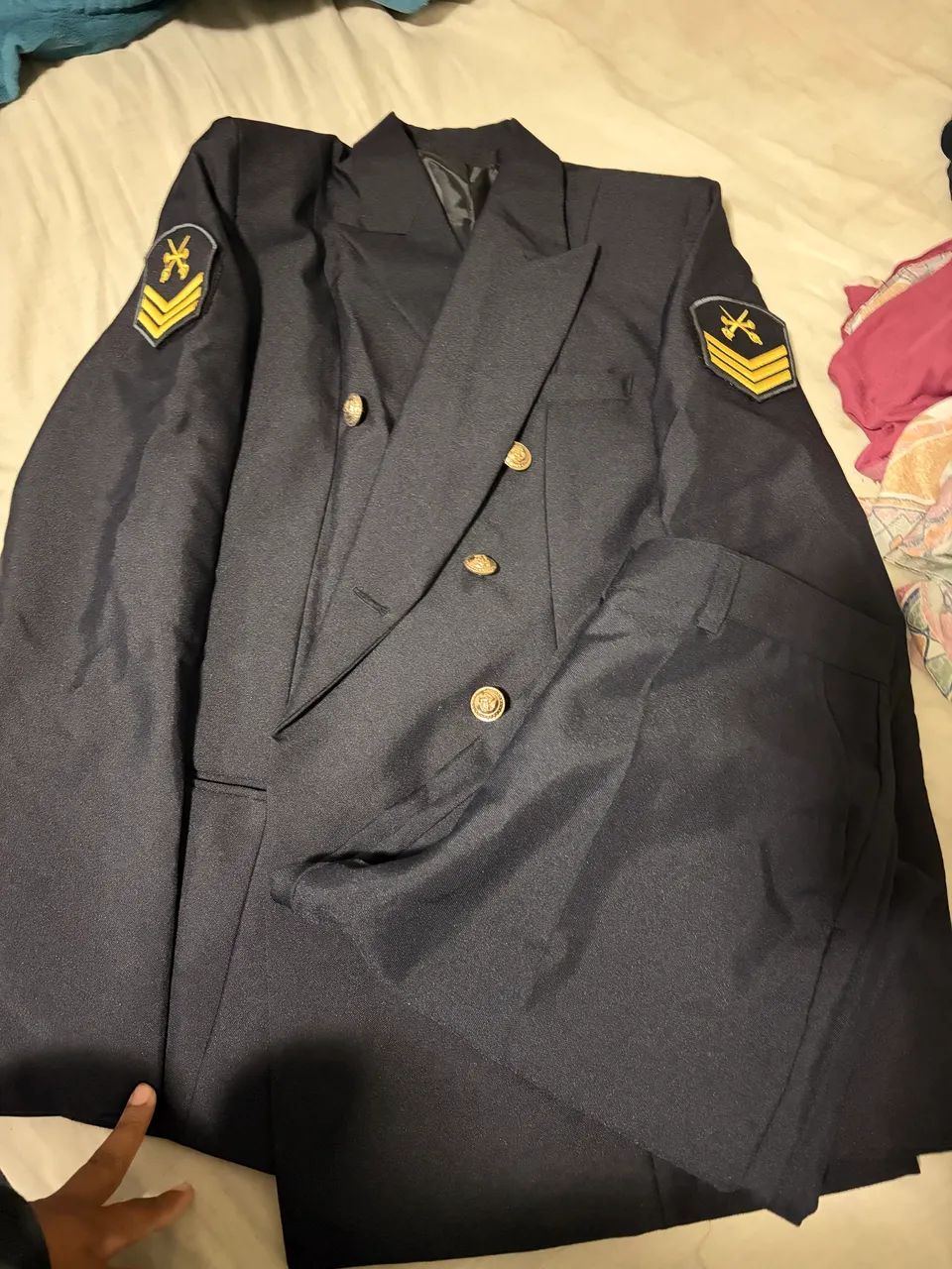 Doma azul marinha 3° Sargento 