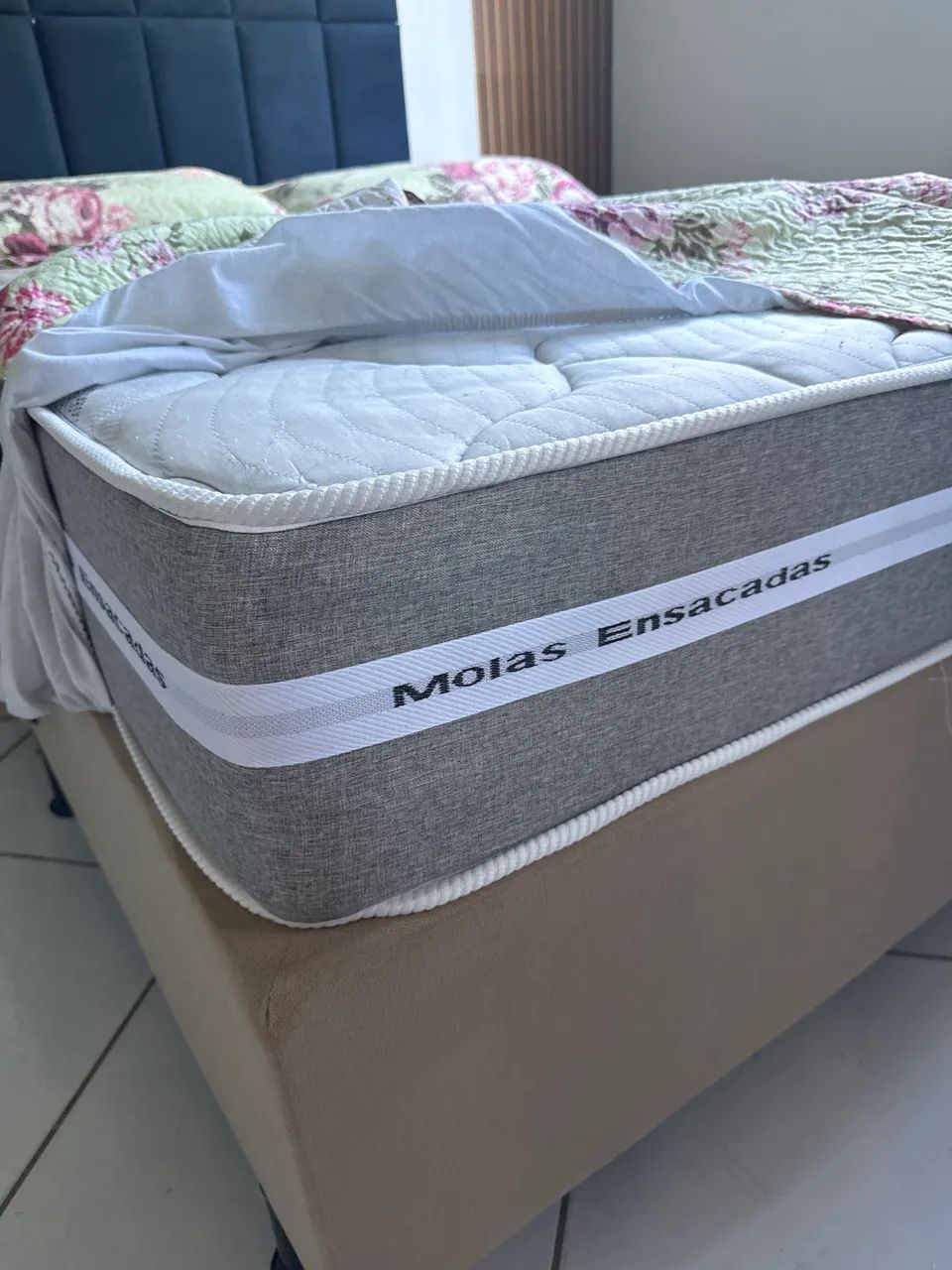 Cama Box com colchão  de casal  - Foto 3