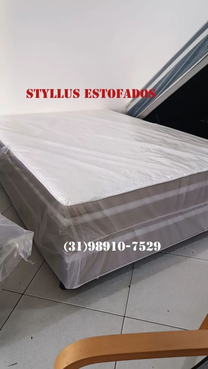 Cama box casal conjugado 