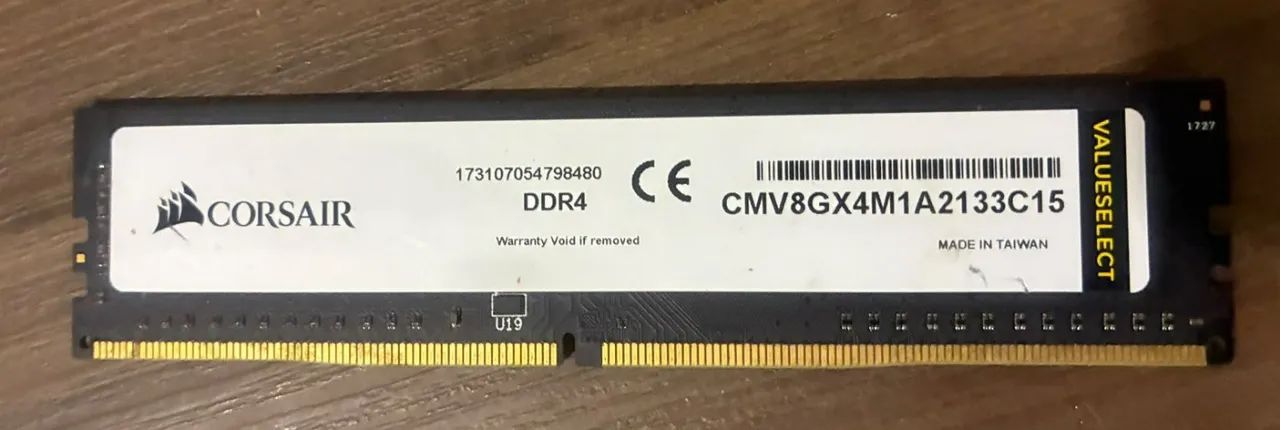 Memória 8GB Ram Corsair Valueselect ddr4 - Foto 2
