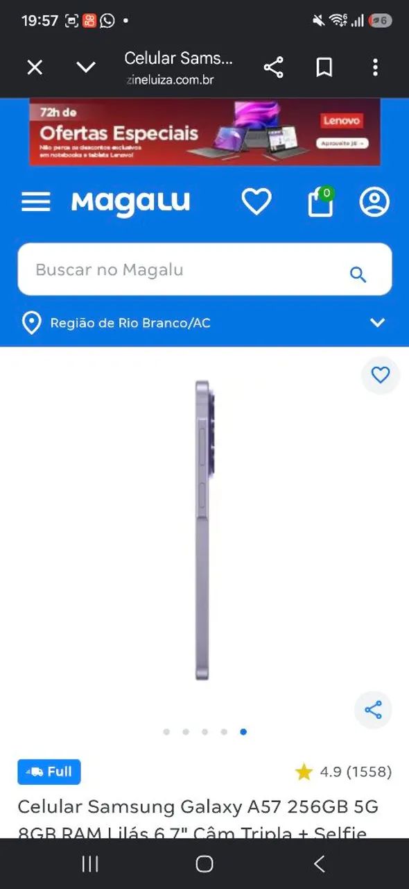 Samsung A57 256 GIGAS - Foto 5